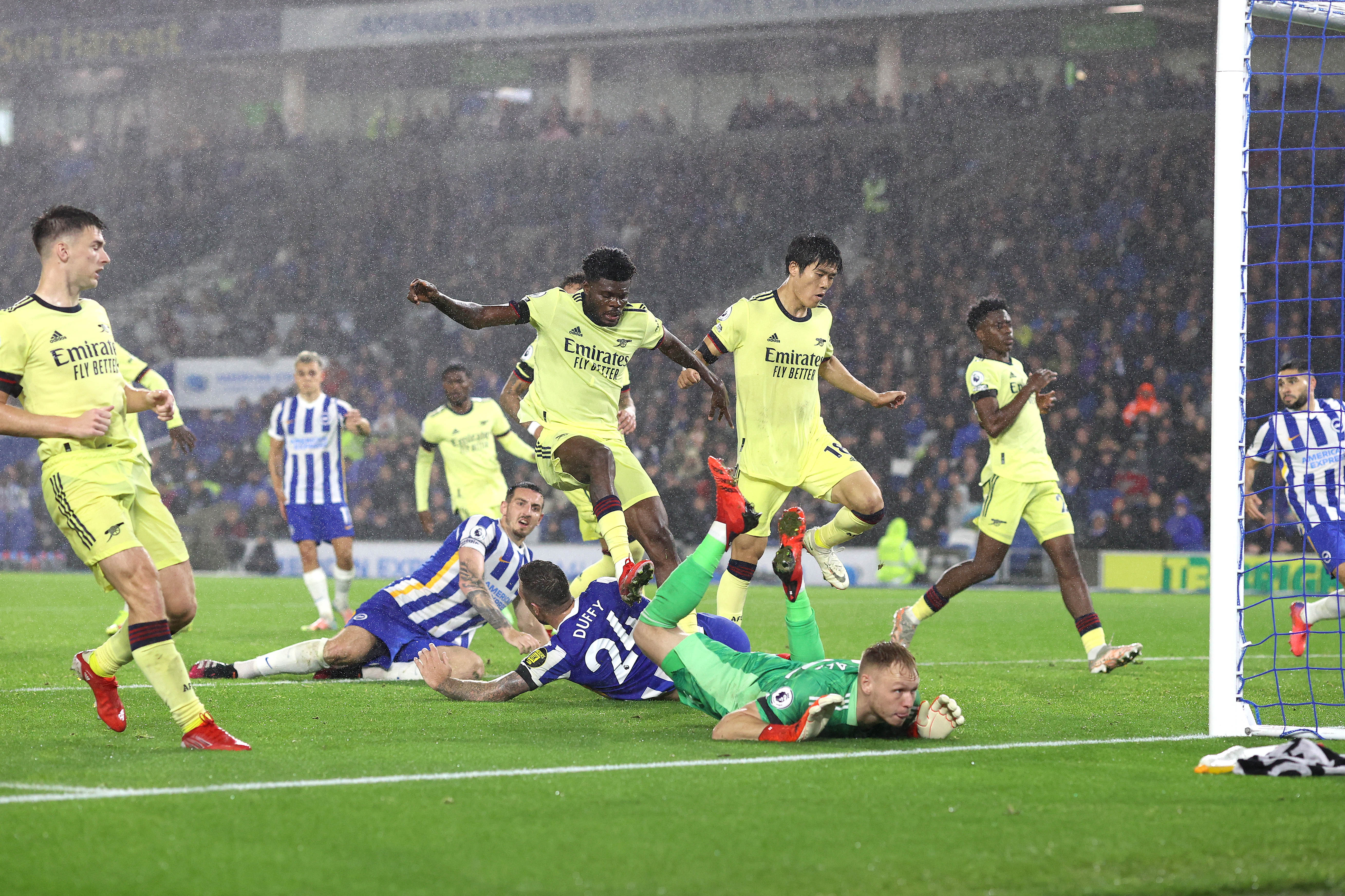 Loyal Gooner Lowell on Arsenal's rain-check at wet and windy Brighton