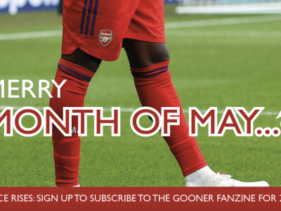 Getcha Gooner: Buy print issue 294 now - packed full of the best Arsenal writing from the best Arsenal writers around