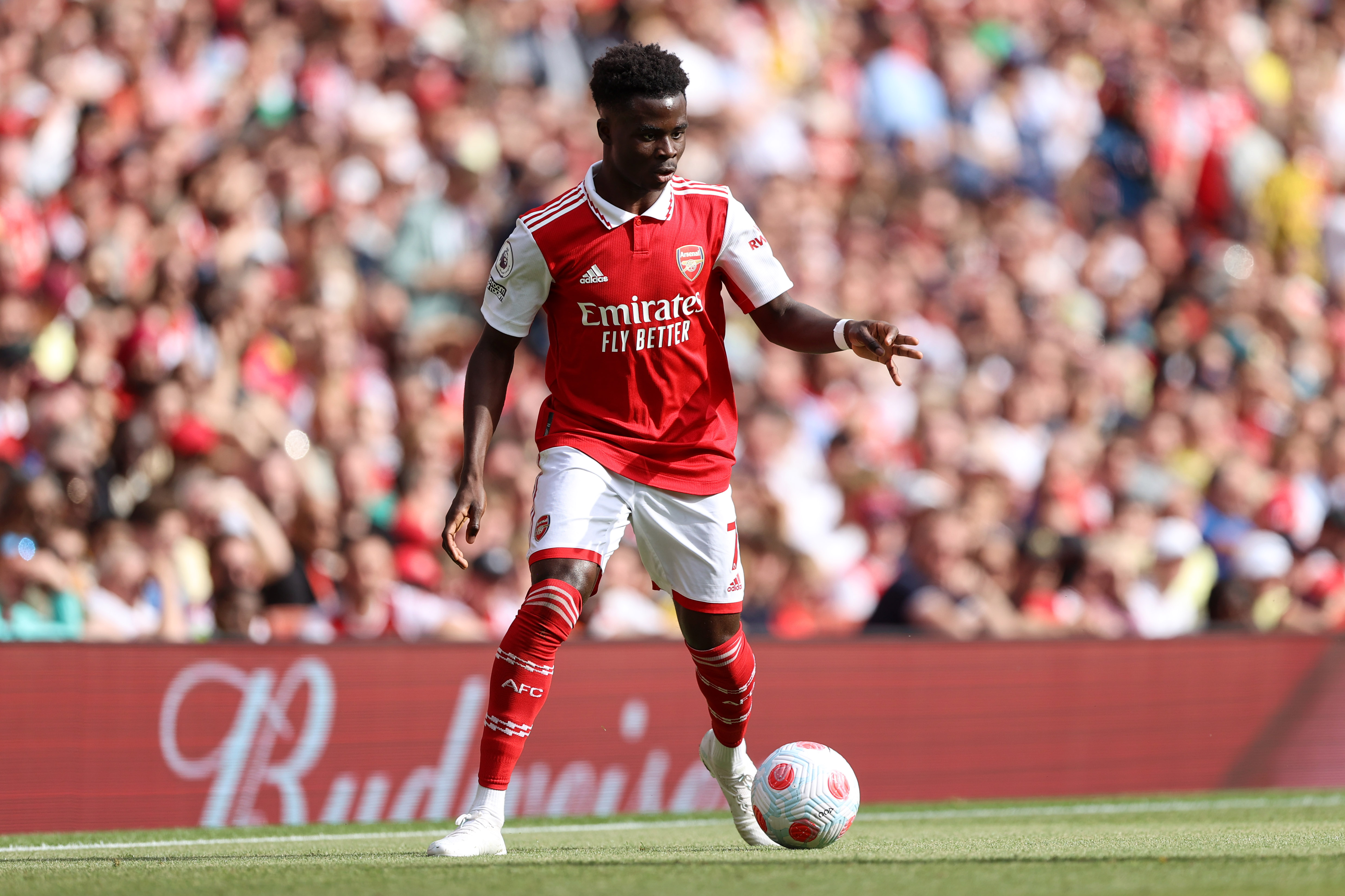Arsenal boss Mikel Arteta 'confident' Gunners can tie Bukayo Saka to new long-term deal
