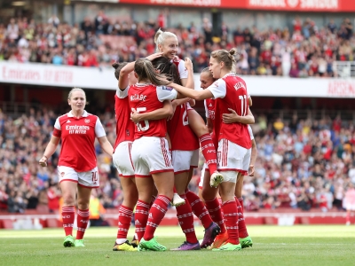 Arsenal Women 4-0 Spurs Women: North London Is Red
