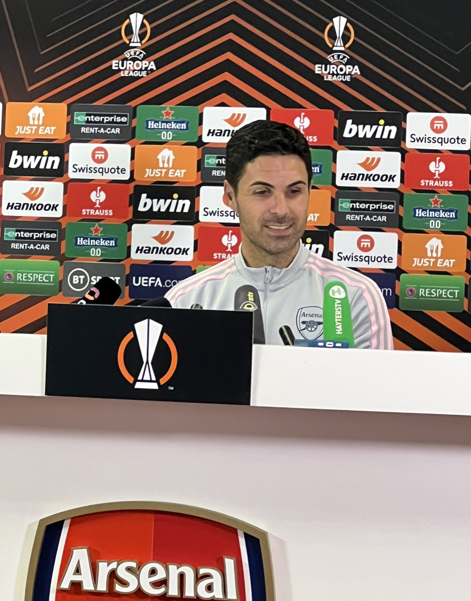 Europa League: Mikel Arteta previews Arsenal vs PSV Eindhoven 