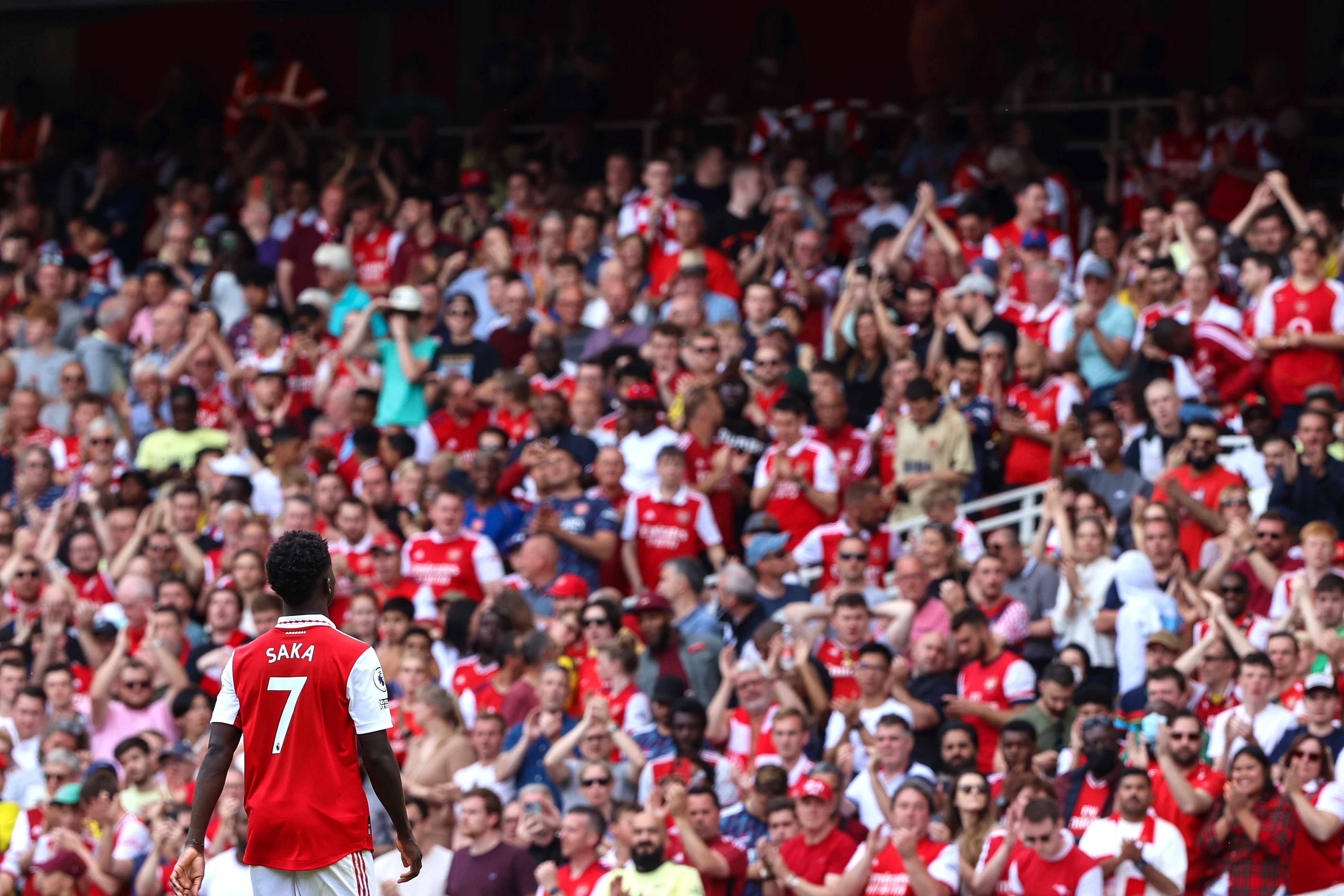 Arsenal star Bukayo Saka talks on inspiring youth and his own idols