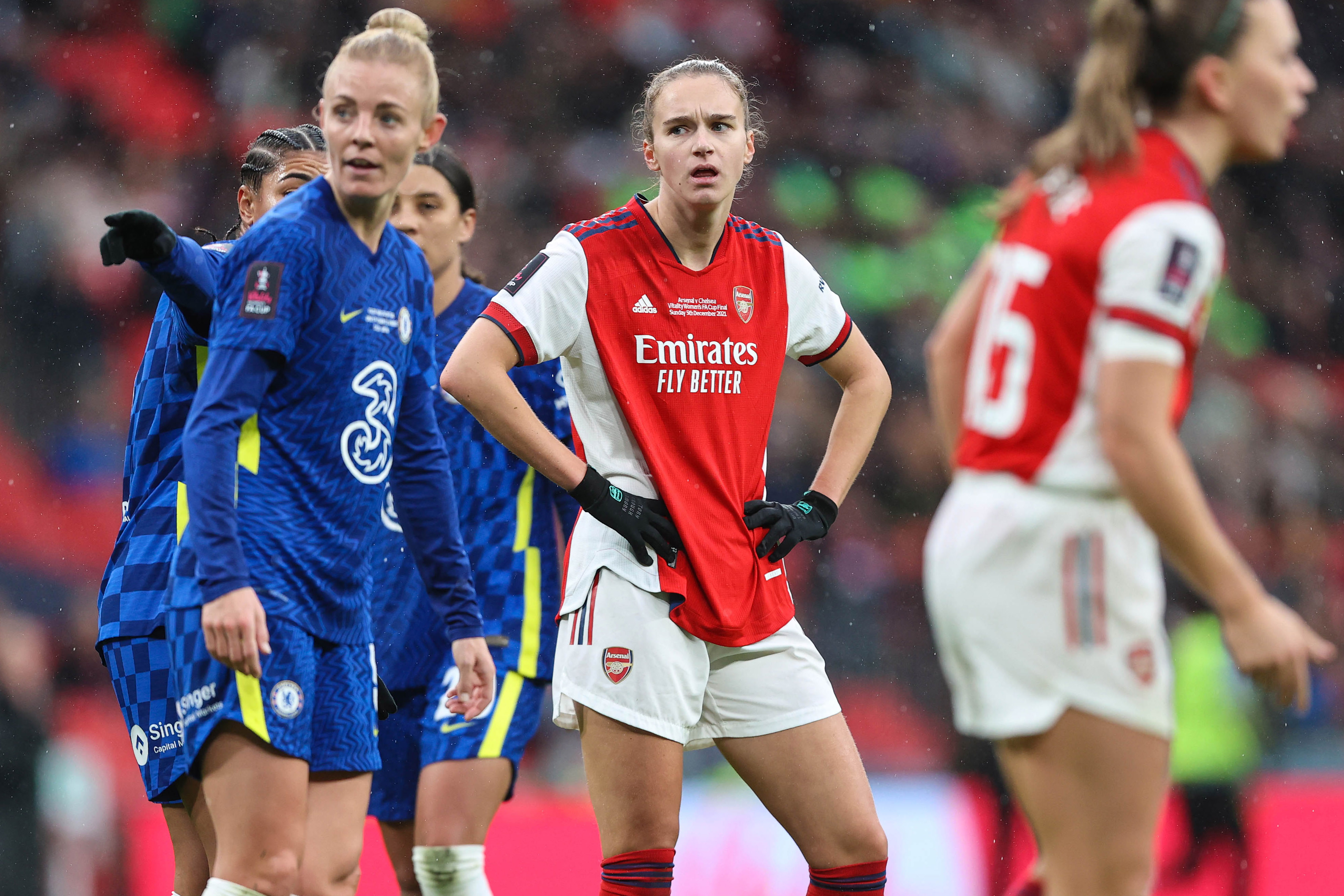 Arsenal Women consider recalling Brazil teen sensation Gio Queiroz as replacement for injured Viv Miedema 