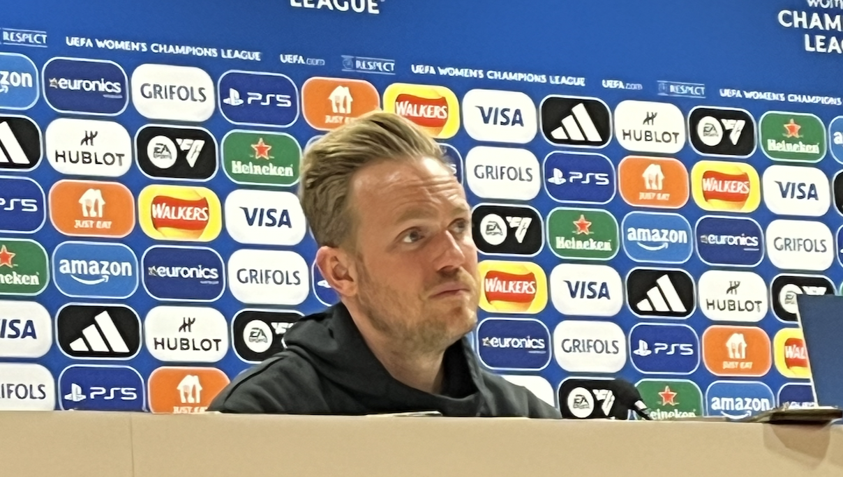 Jonas Eidevall reflects on the small margins in Champions League semi final defeat