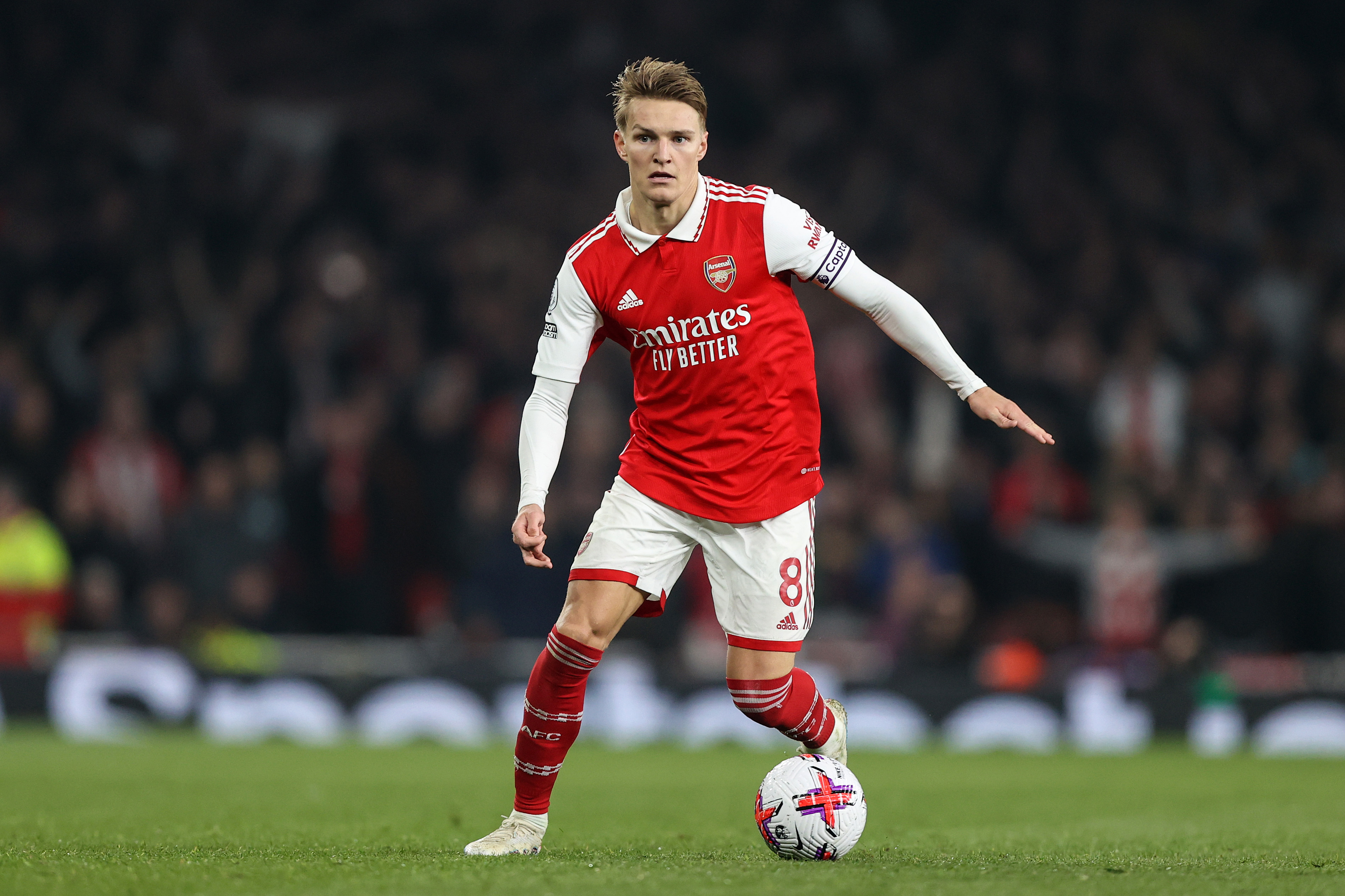 Arsenal captain Martin Odegaard after scoring two in 3-1 win over Chelsea: We have to fight and keep going - We believe and will fight until the end