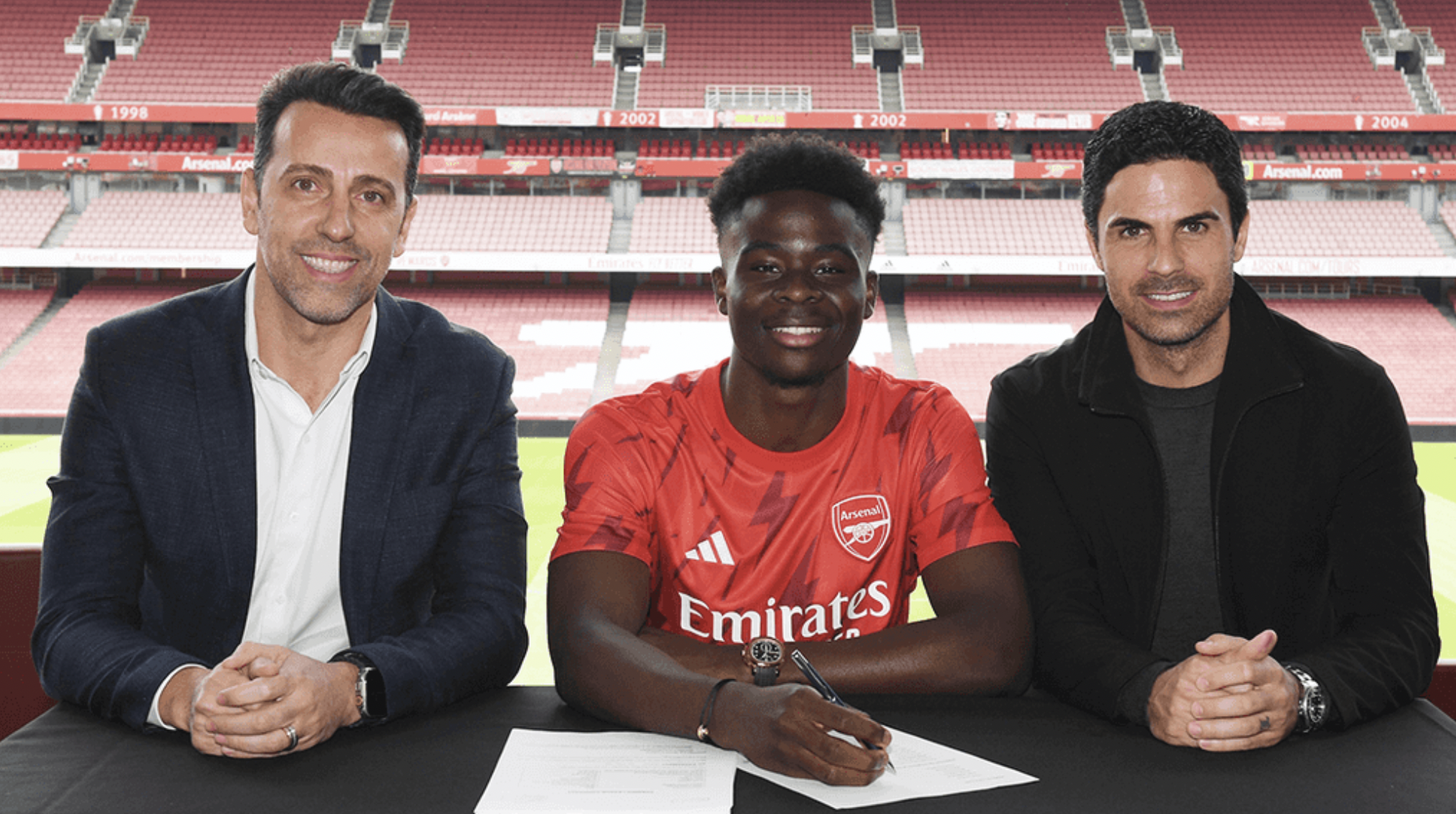 Bukayo Saka signs new four year deal with Arsenal 