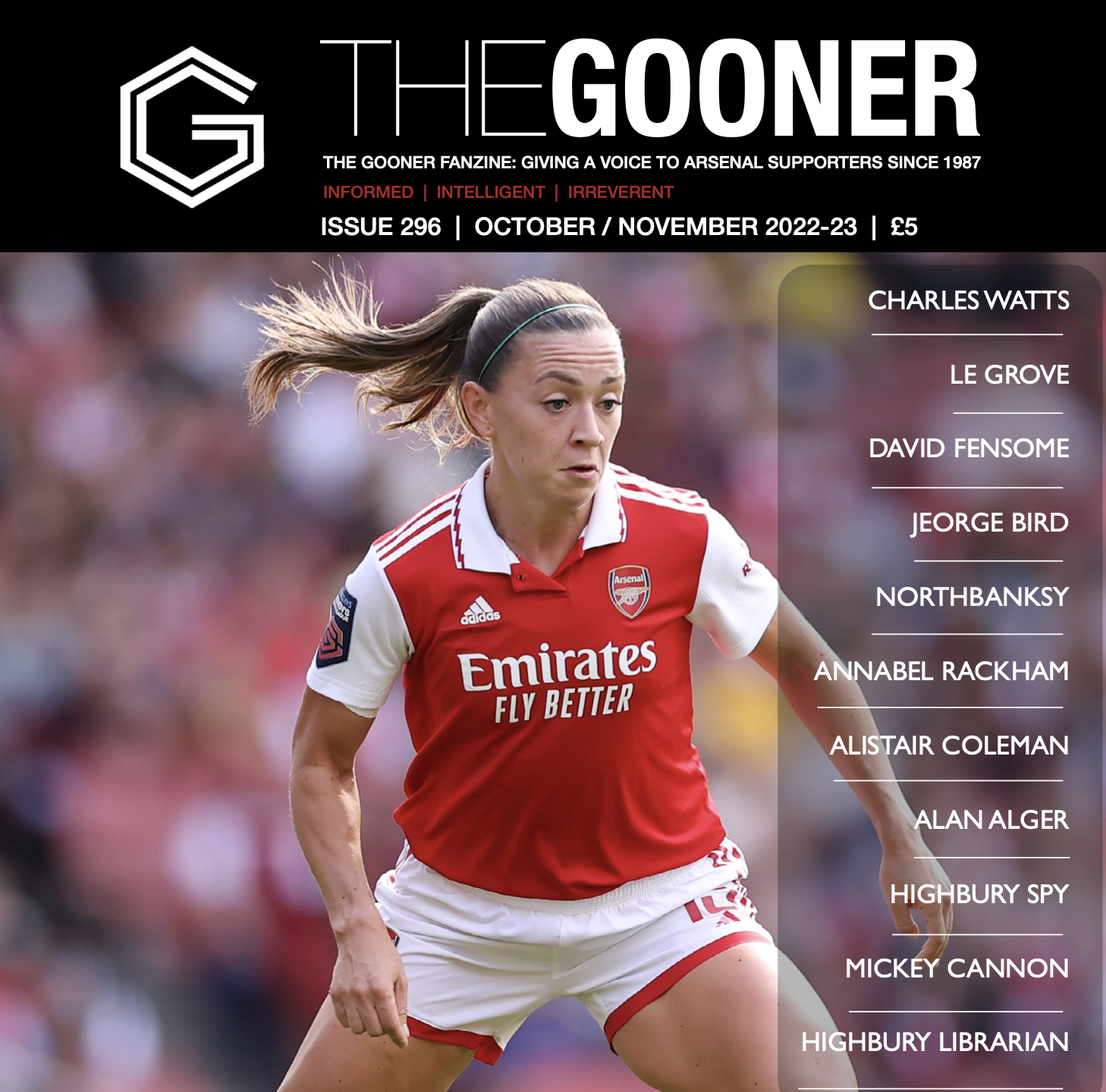 The Gooner Fanzine's Arsenal Women's reporter Freddie Cardy says: Save The Gooner 