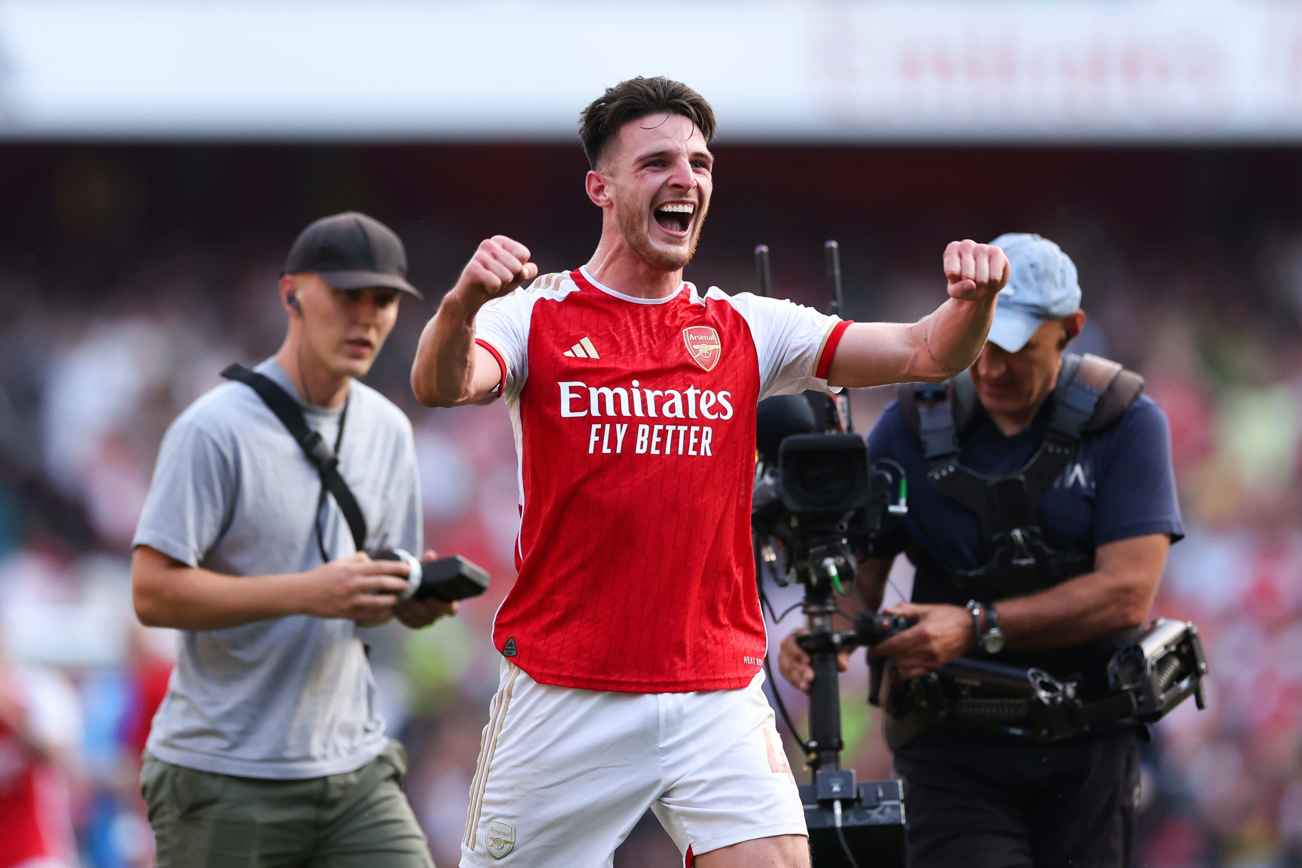 Arsenal 3-1 Man Utd: Declan Rice and Gabriel Jesus score in stoppage time  to grab memorable win for Gunners, Football News