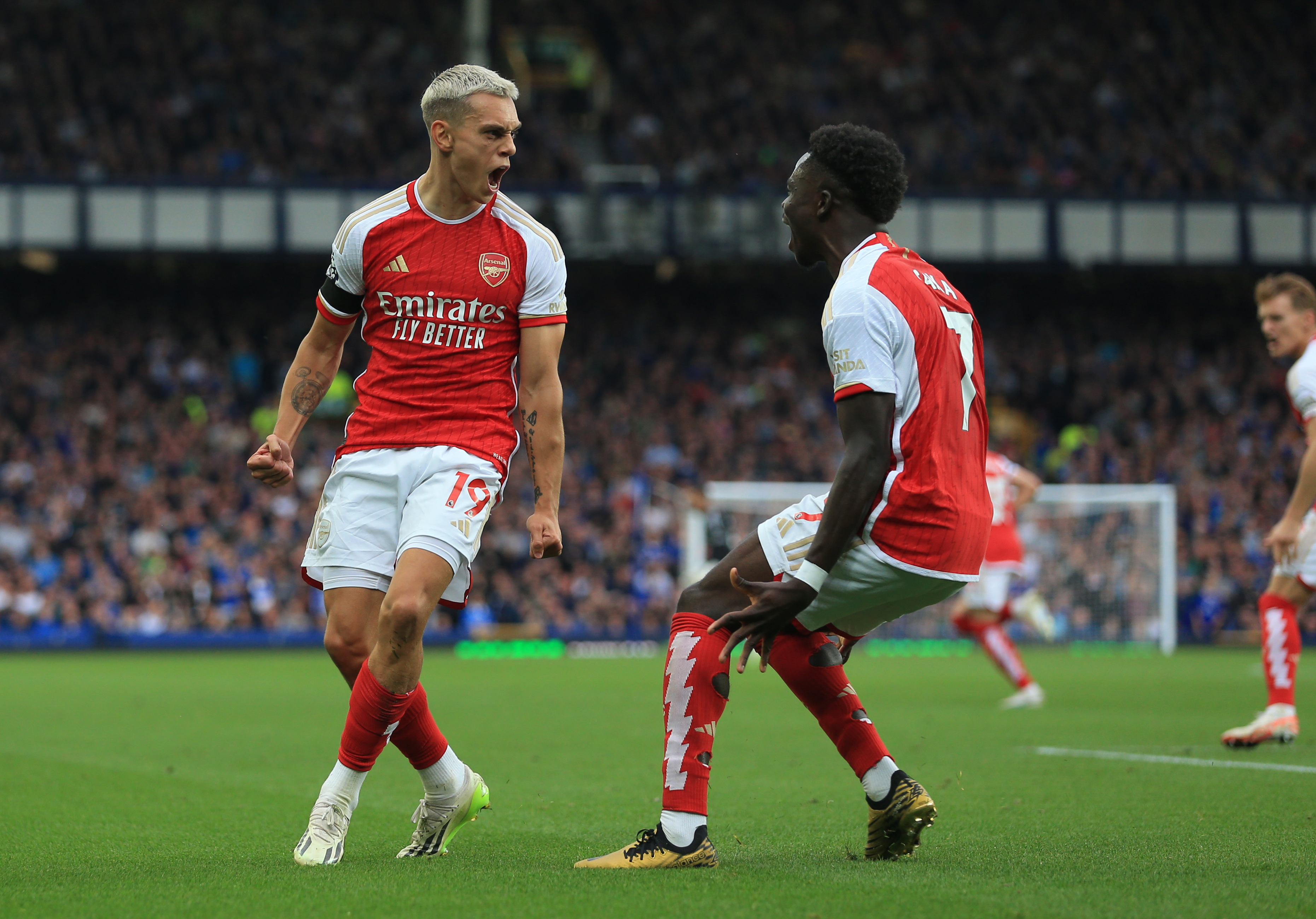 Everton 0-1 Arsenal: Leandro Trossard's strike seals victory for Gunners at Goodison 