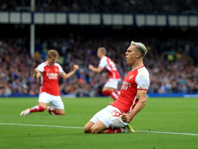 Player Ratings: Everton 0-1 Arsenal as Leandro Trossard's second half goal hands Gunners Goodison victory 