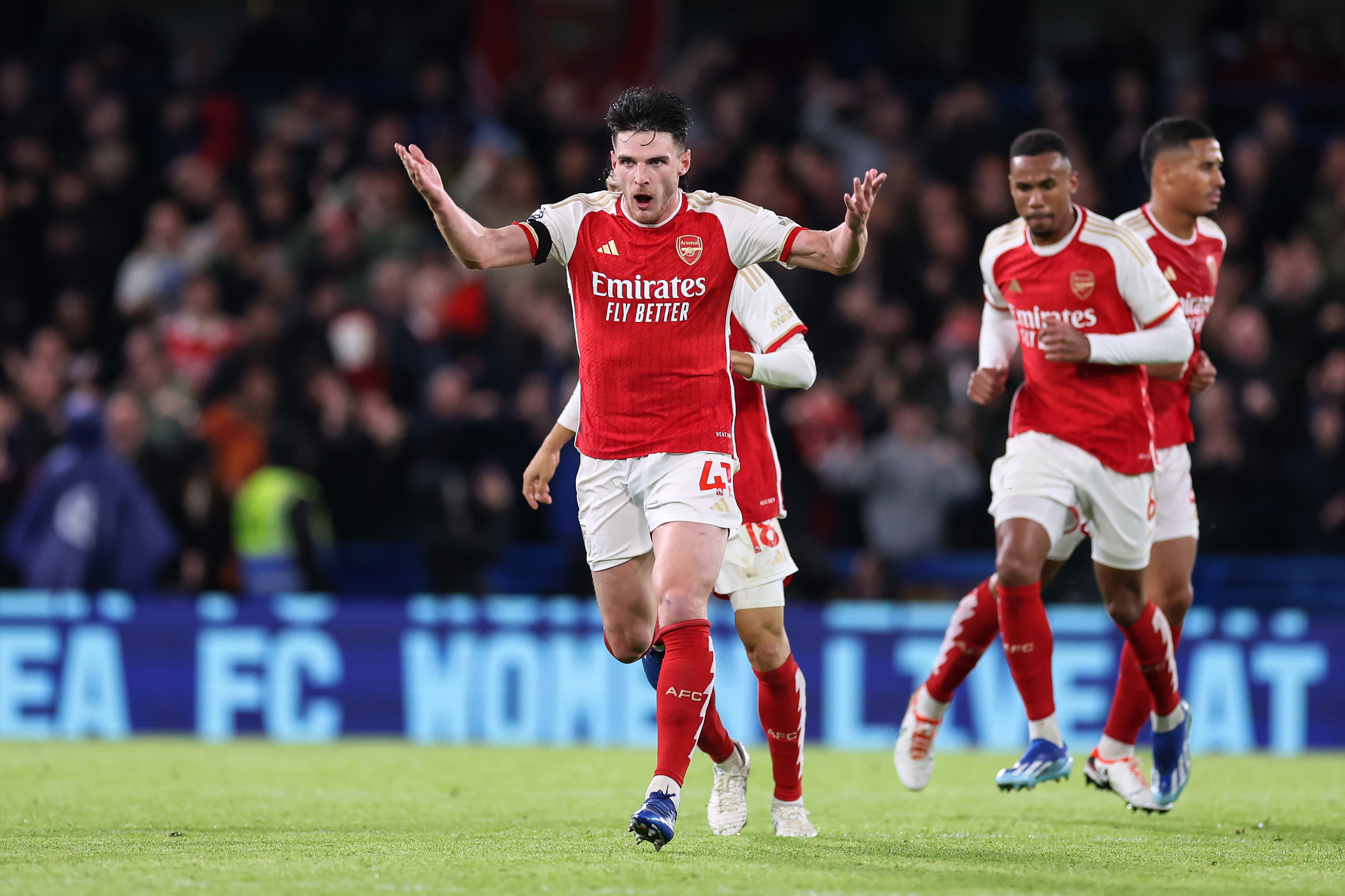 'First-half worst we've played all season' admits honest Declan Rice but Arsenal battle back to earn 2-2 draw at Chelsea 