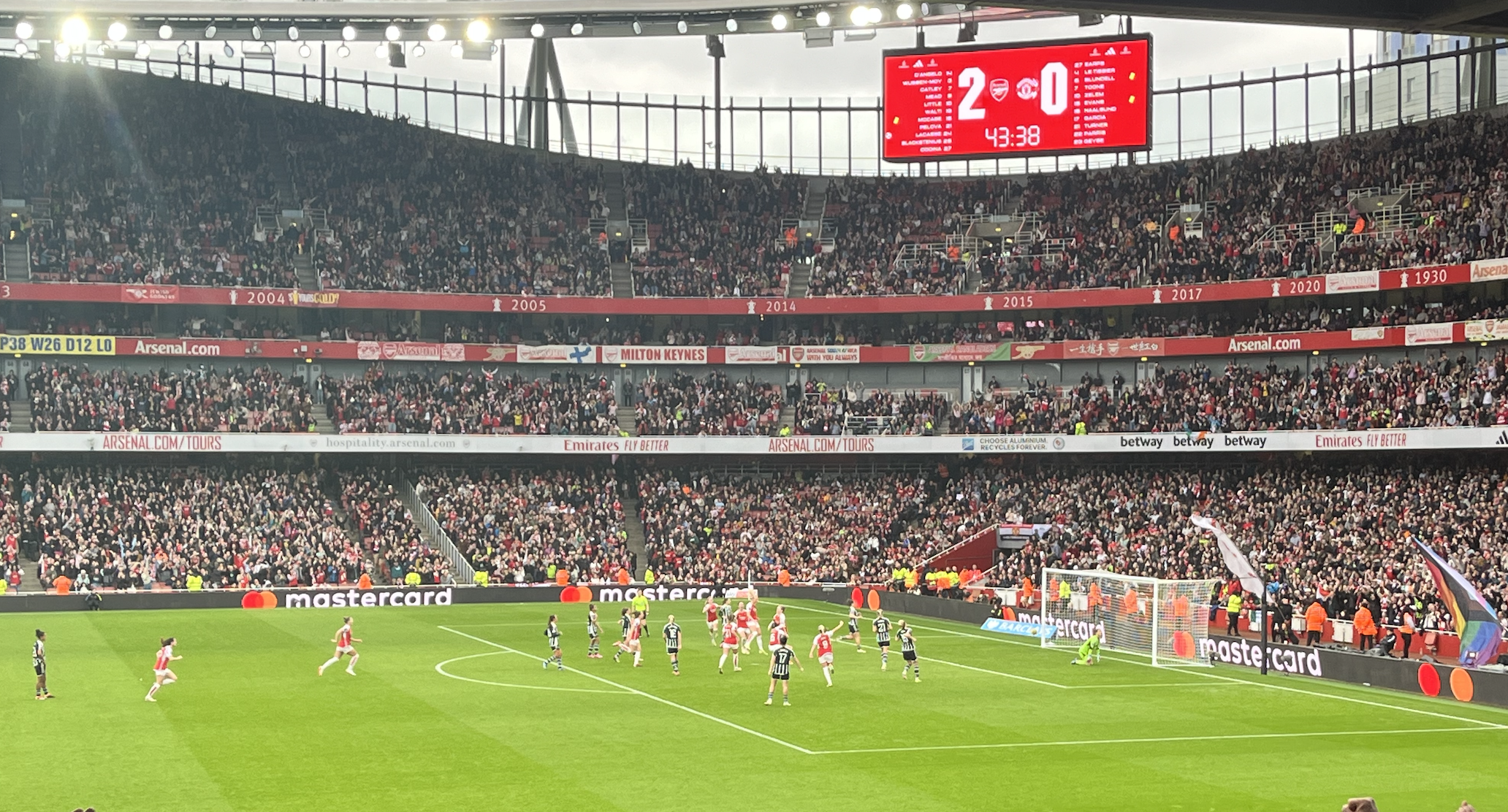 Player Ratings: Lacasse and Little find the net as Arsenal Women beat Manchester United in front of a record WSL crowd
