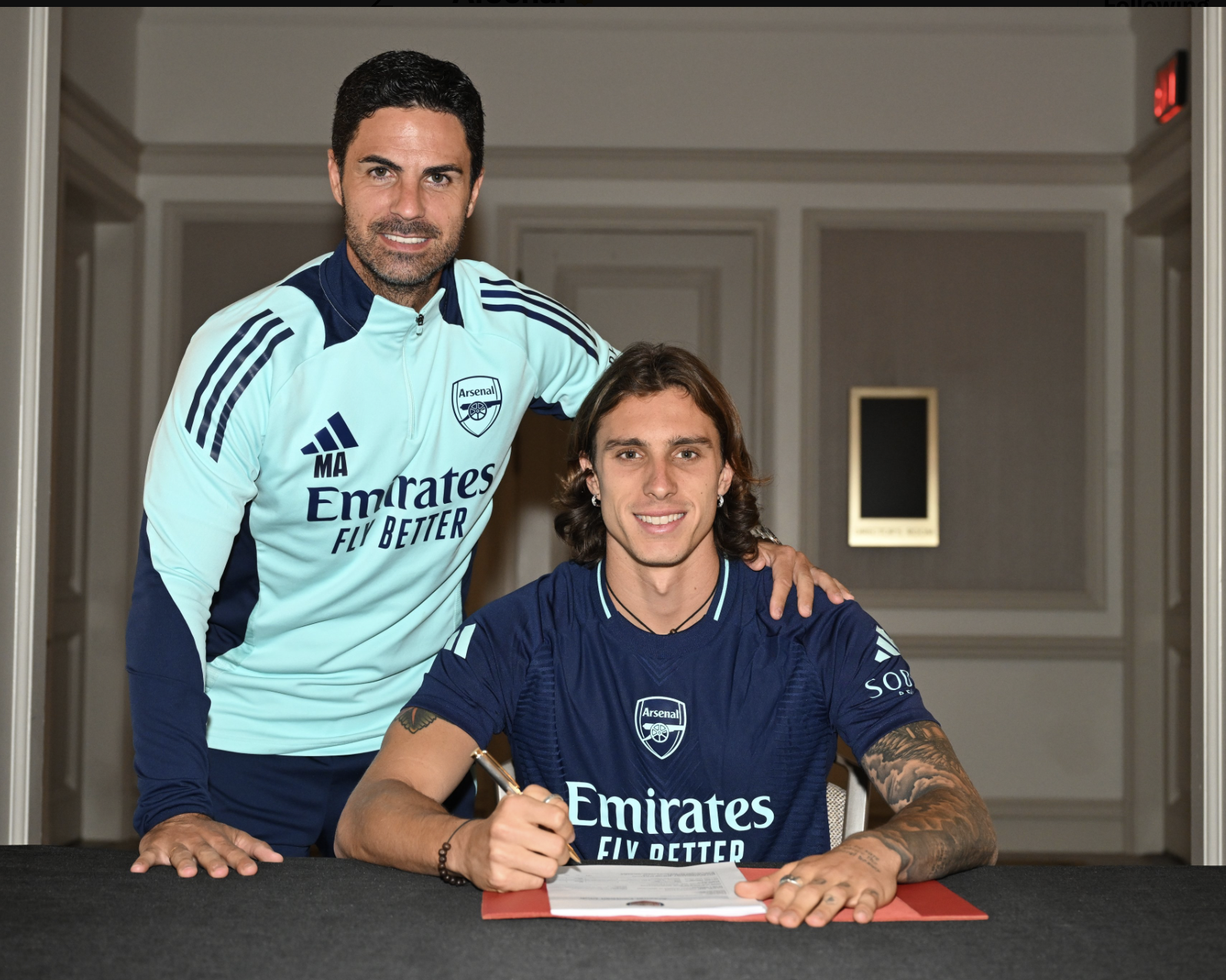 Done deal: Arsenal make £42m Serie A Italian international first summer signing 