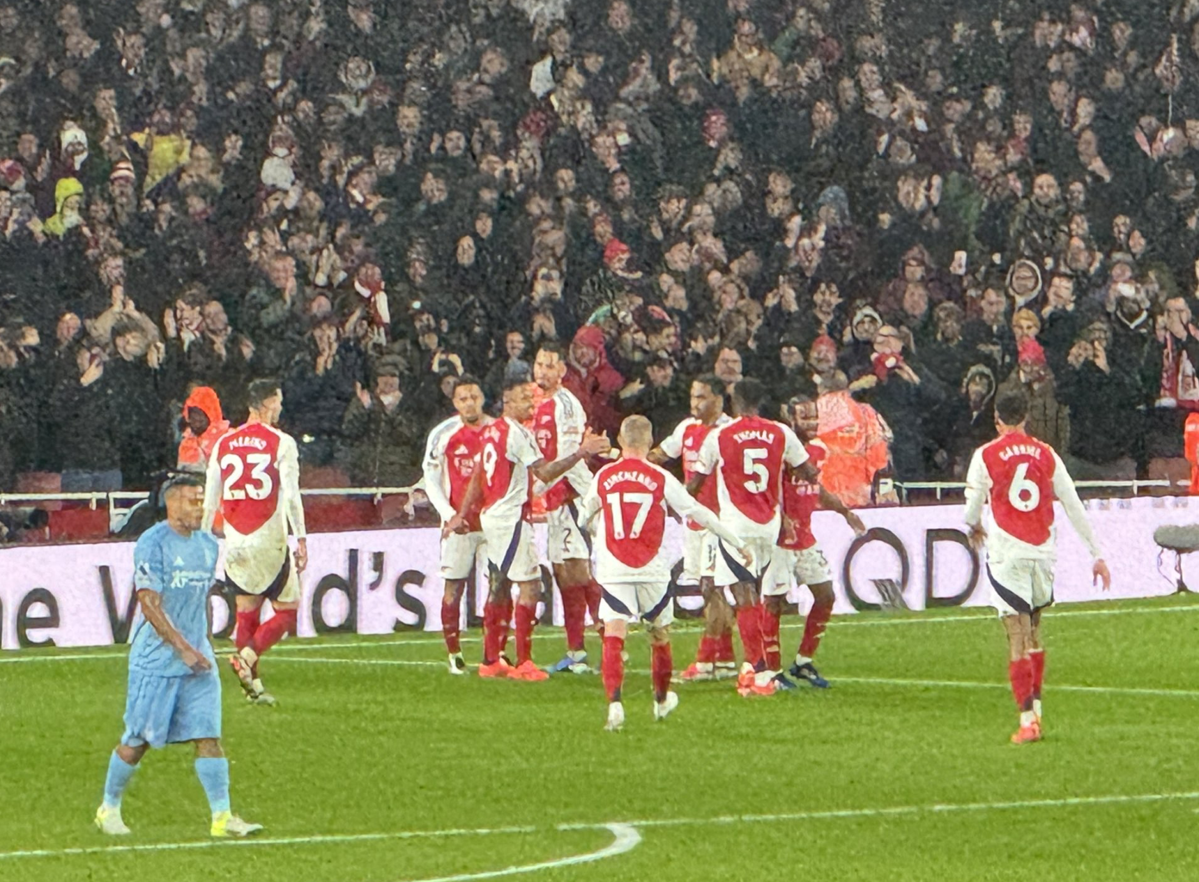 Arsenal 3-0 Nottingham Forest: Saka, Partey and Nwaneri seal victory 