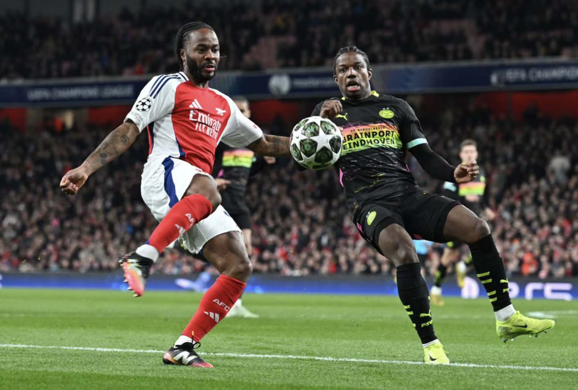 Raheem Sterling aims for Arsenal's 'Real' push towards Champions League glory 