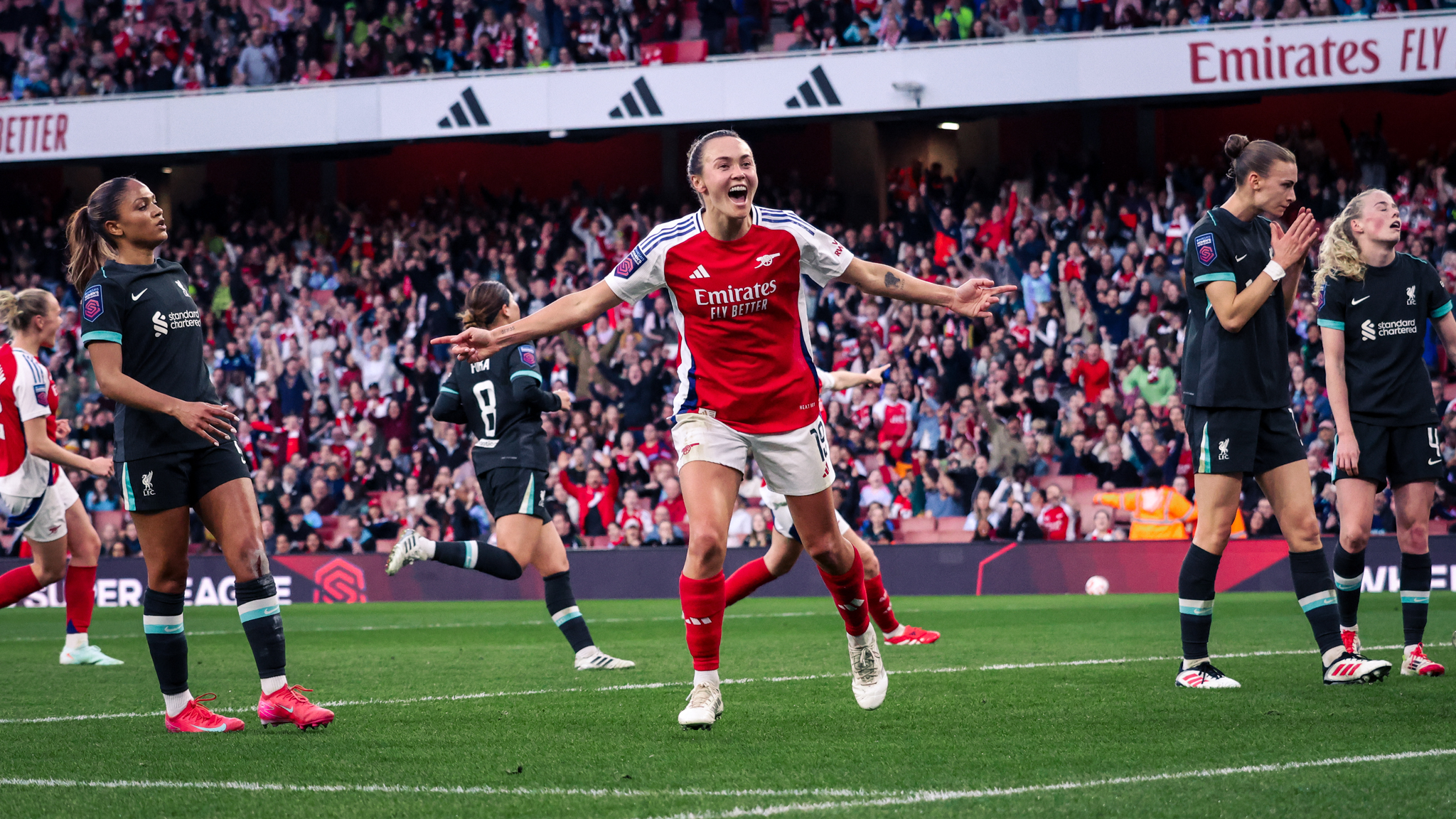 Player Ratings: Caitlin Foord and Mariona Caldentey on target as Arsenal Women beat Liverpool 4-0