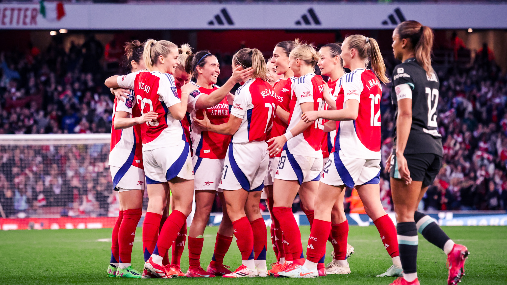 Ten of the Best: Here's 10 superb shots by Suzy Lycett from Arsenal Women beating Liverpool 4-0