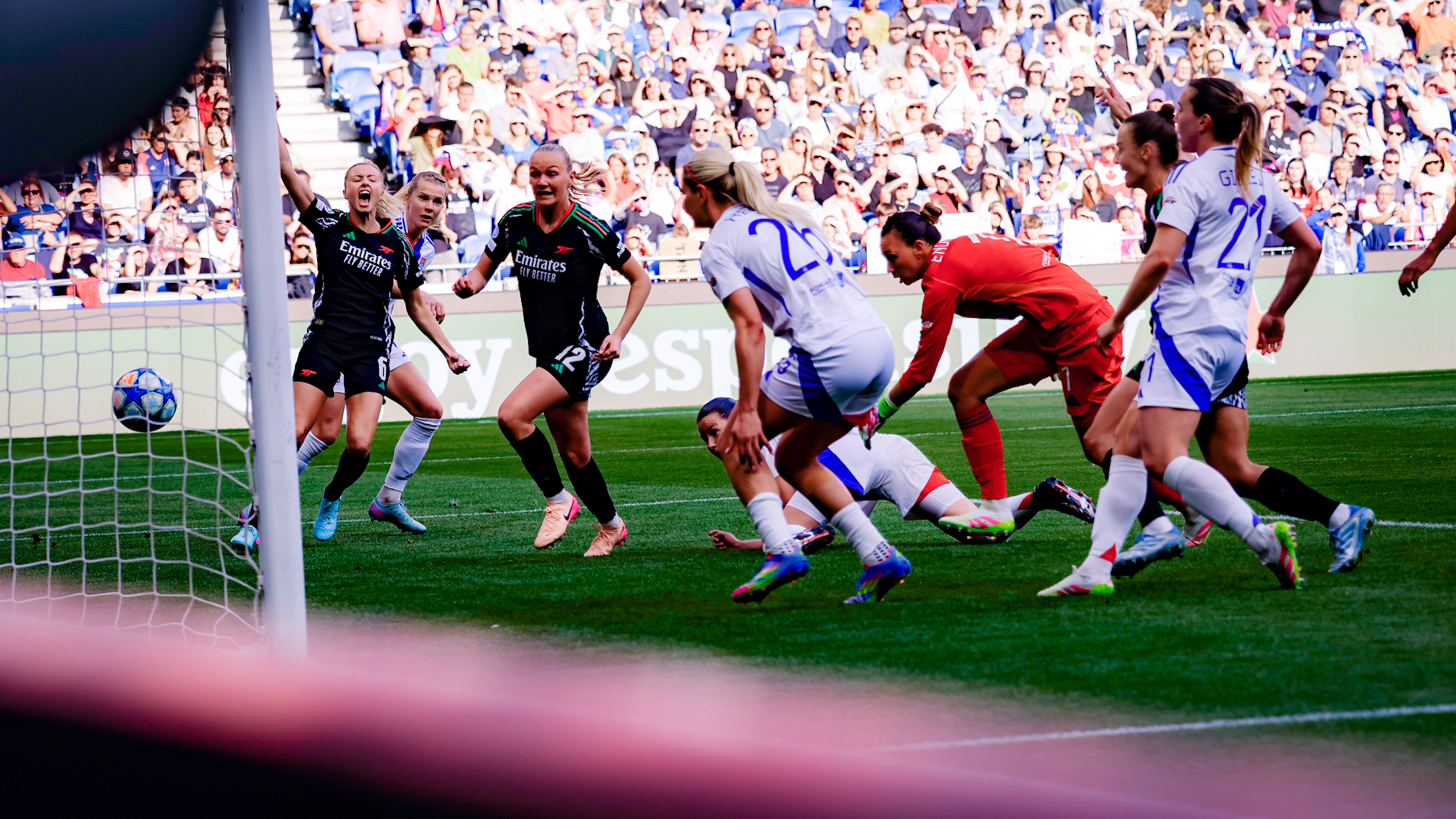 AWFC gallery: the 10 best pictures from a huge victory in Lyon