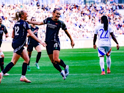 AWFC gallery: the 10 best pictures from a huge victory in Lyon