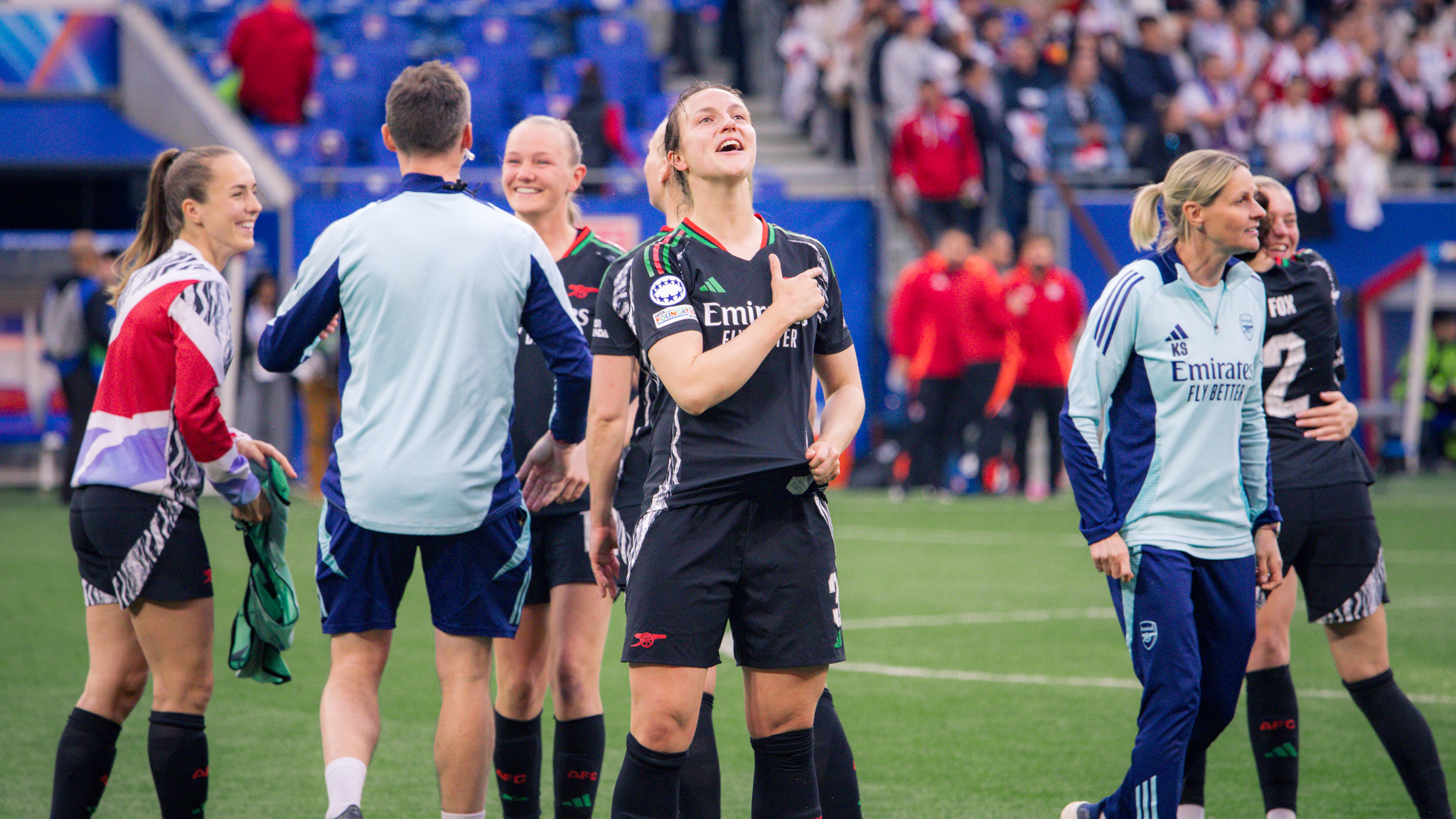 AWFC gallery: the 10 best pictures from a huge victory in Lyon