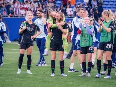 AWFC gallery: the 10 best pictures from a huge victory in Lyon