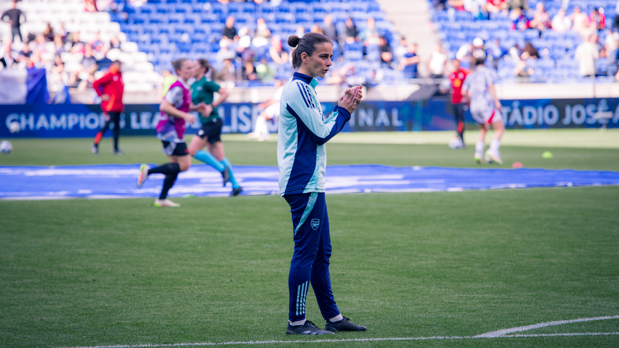 Arsenal Women head coach Renée Slegers on beating Lyon and preparing for Aston Villa