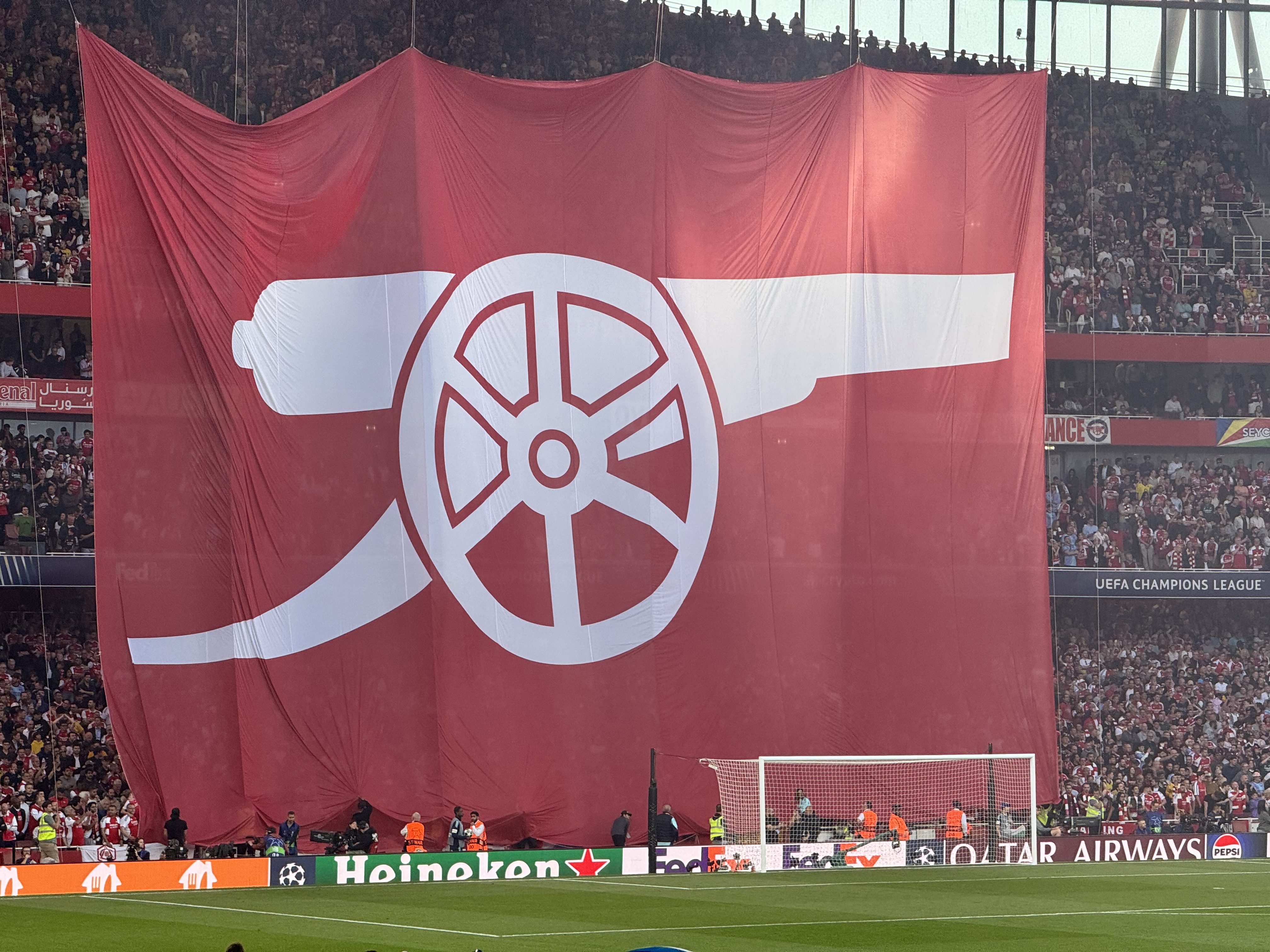 Tifo’s don’t win games as Arsenal score own goal with organised pre-match display 