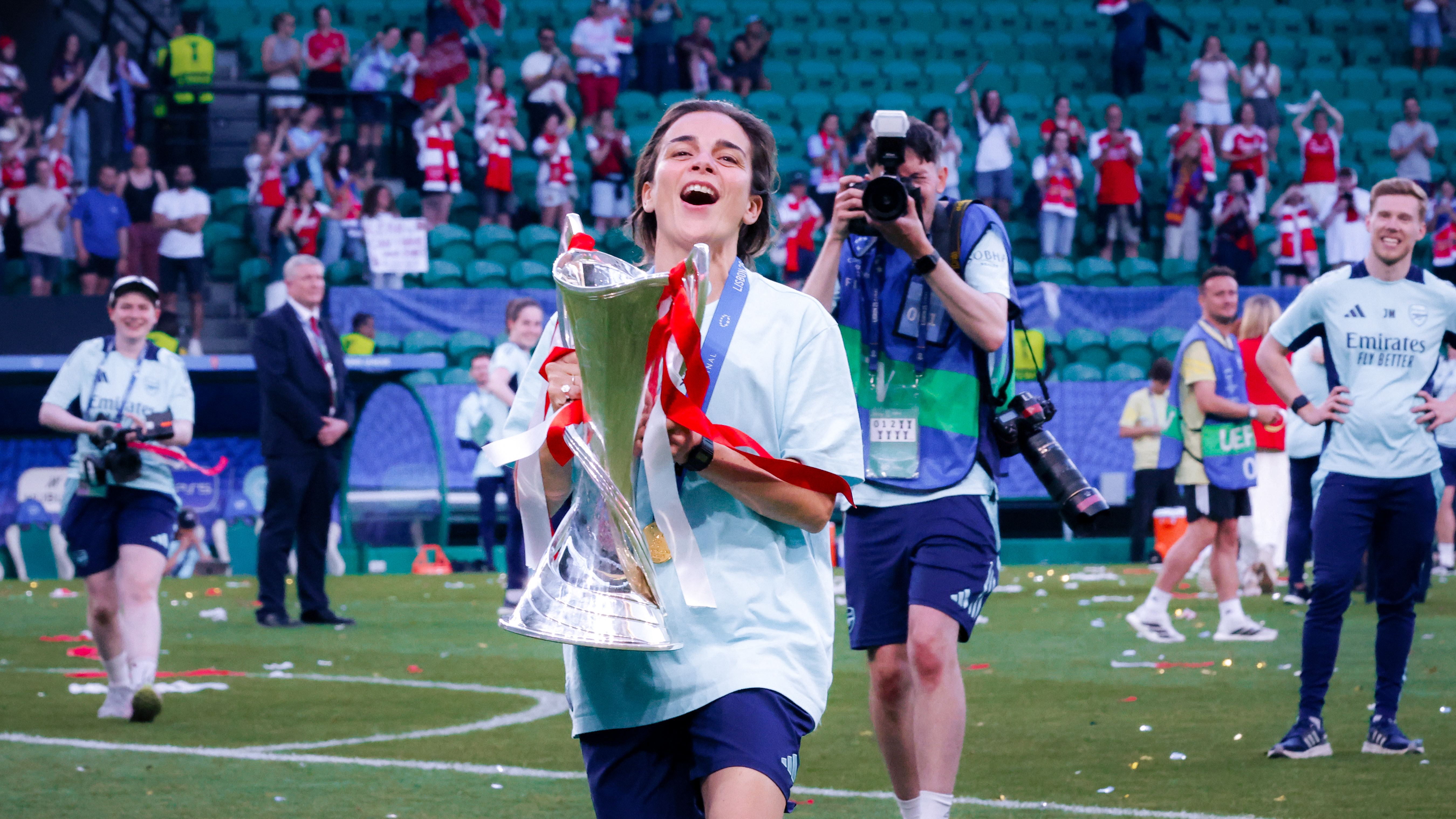 Renée Slegers speaks to the Gooner Fanzine after Arsenal Women win the Champions League