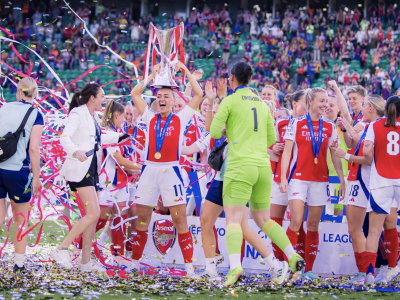 GALLERY: Arsenal Women lift 2025 Champions League trophy - Part Two 