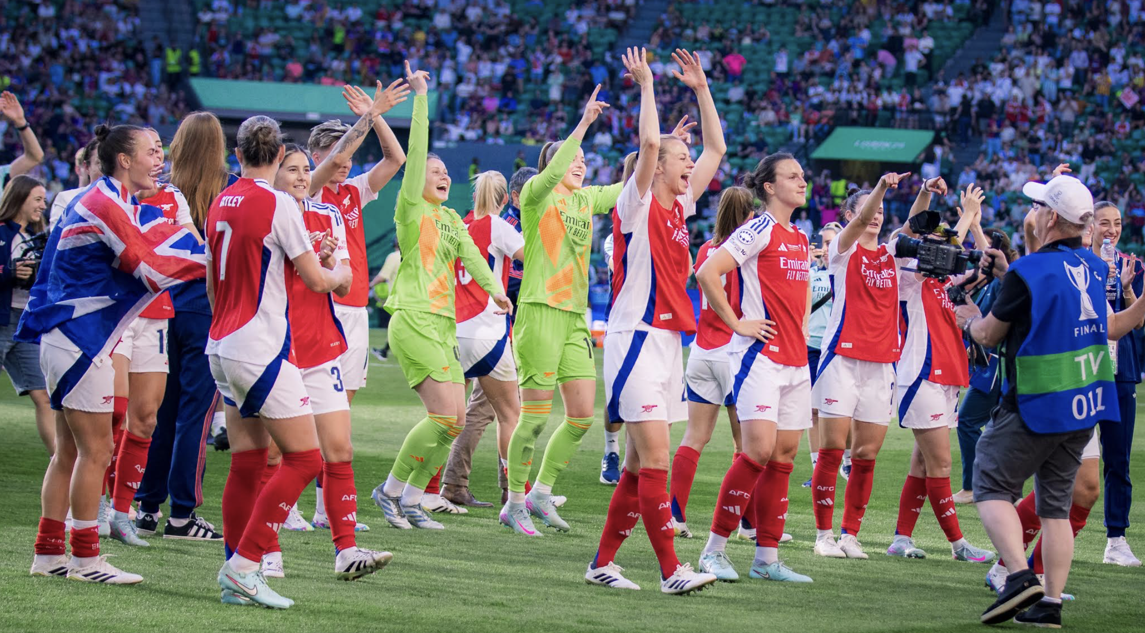 GALLERY: Arsenal Women lift 2025 Champions League trophy - Part Two 