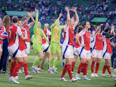 GALLERY: Arsenal Women lift 2025 Champions League trophy - Part Two 