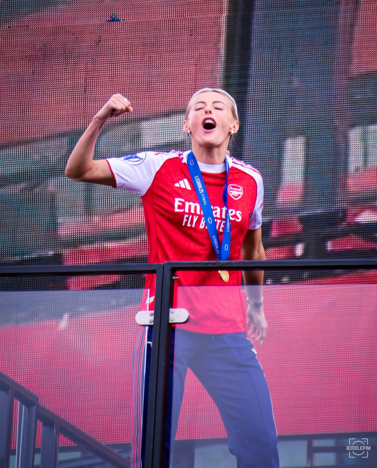 GALLERY: Arsenal Women 2025 Champions League winners Part Three - Legends and Labradors at the victory parade as Katie McCabe steals the show  