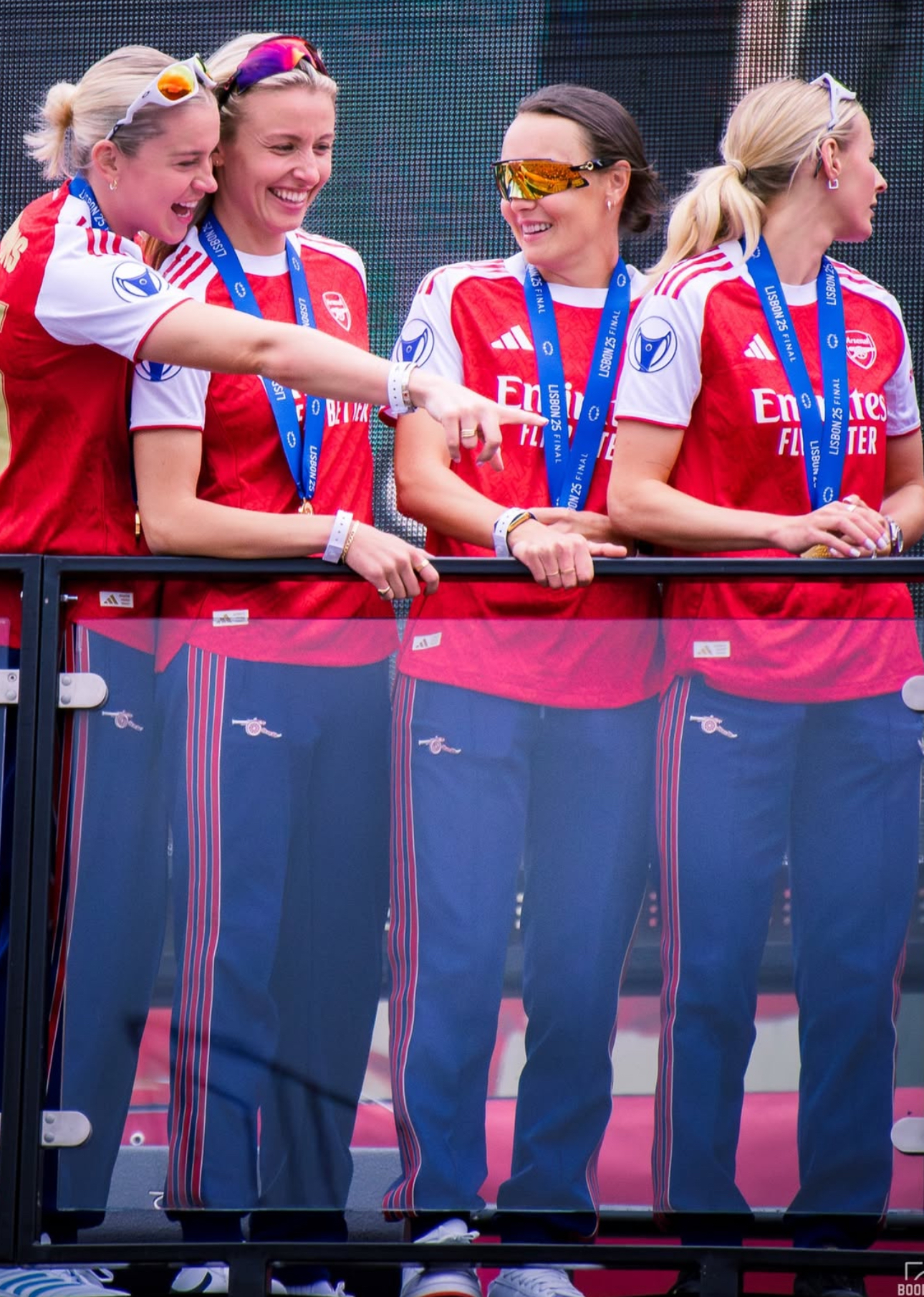GALLERY: Arsenal Women 2025 Champions League winners Part Three - Legends and Labradors at the victory parade as Katie McCabe steals the show  