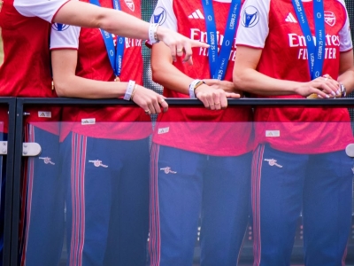 GALLERY: Arsenal Women 2025 Champions League winners Part Three - Legends and Labradors at the victory parade as Katie McCabe steals the show  