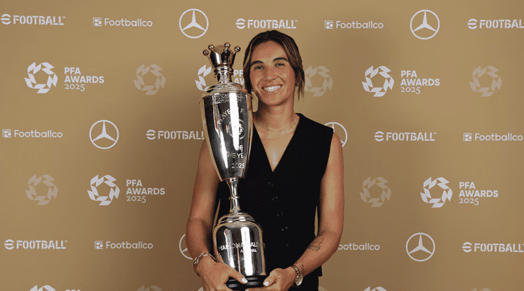 Mariona Caldentey scoops top award as eight Arsenal players honoured at 2025 PFA jamboree