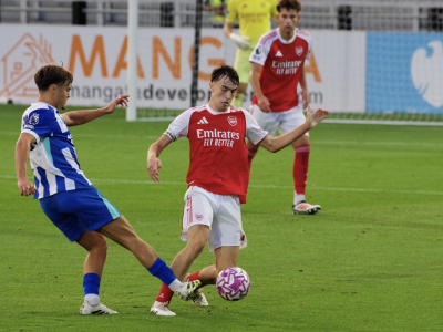 Arsenal Academy Gallery as Albert Stuivenberg visits Meadow Park to study talented Young Guns 