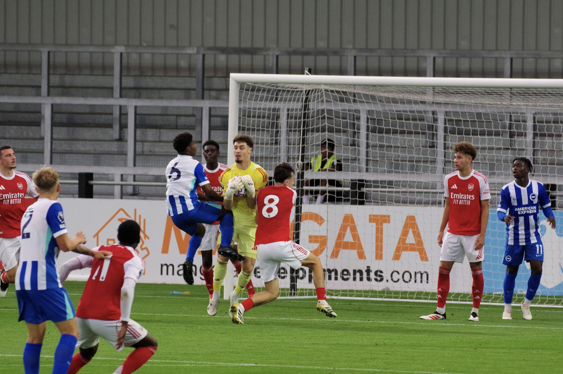 Arsenal Academy Gallery as Albert Stuivenberg visits Meadow Park to study talented Young Guns 