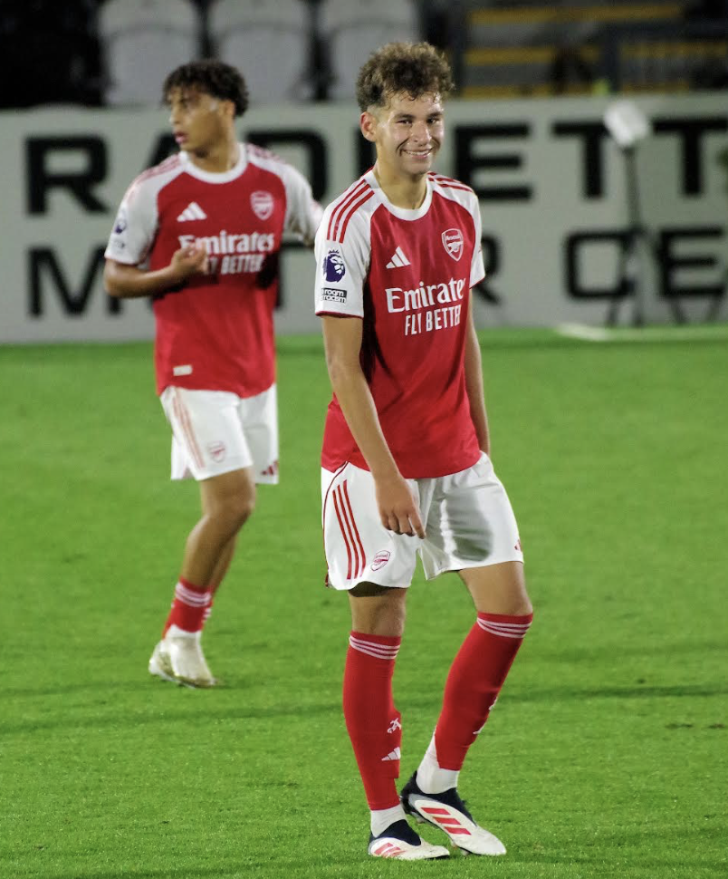 Arsenal Academy Gallery as Albert Stuivenberg visits Meadow Park to study talented Young Guns 