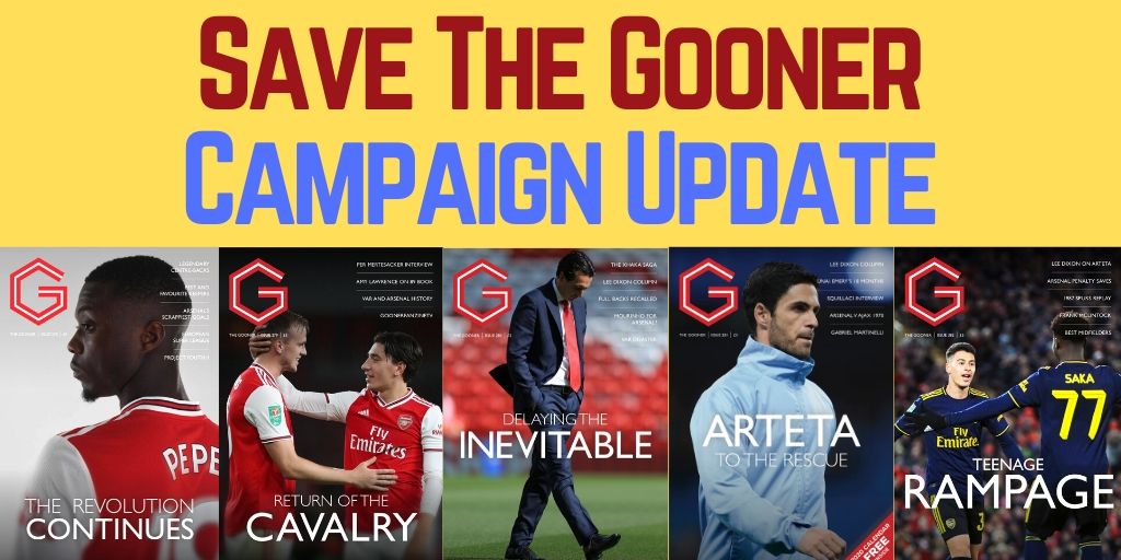 5 Days Left To Save Arsenal’s The Gooner Fanzine!