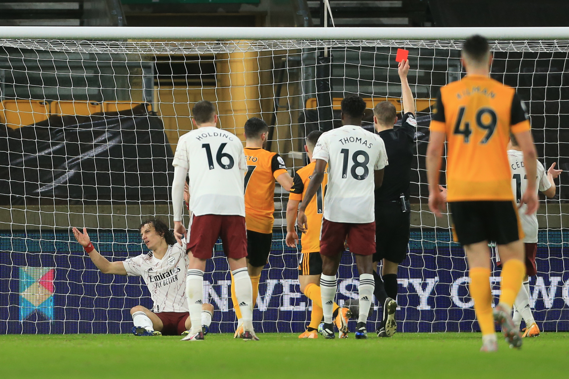 David Luiz red card: FA refuse to overturn decision despite Arsenal appeal 