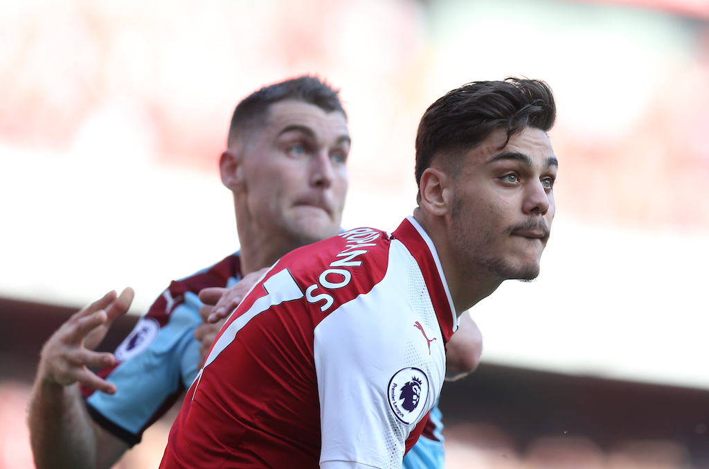 NEWS: Arsenal defender Konstantinos Mavropanos courted by Bundesliga giants after impressive performances on loan in Germany