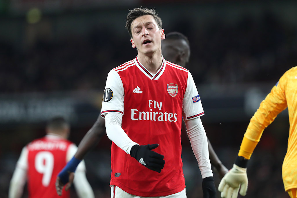 Mesut Ozil faces uncertain Arsenal future as club look to lower wage bill